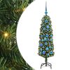 vidaXL Uměl&yacute; v&aacute;nočn&iacute; stromeček Zelen&aacute; 120 cm PVC, ocel a plast