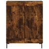 vidaXL Skř&iacute;ň highboard kouřov&yacute; dub 69,5 x 34 x 180 cm kompozitn&iacute; dřevo