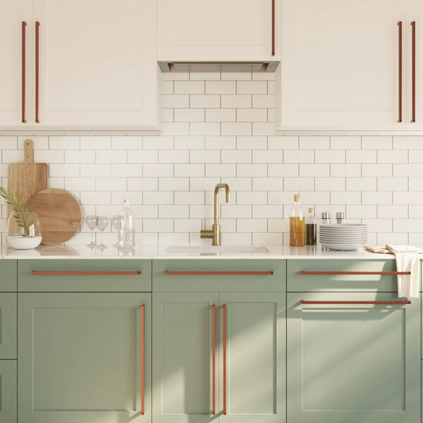 vidaXL N&aacute;bytkov&eacute; &uacute;chytky 20 ks bronzov&eacute; 480 mm nerezov&aacute; ocel