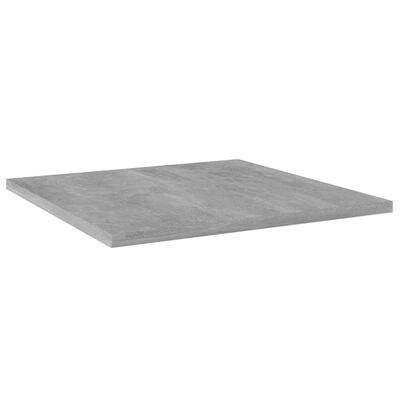 vidaXL Přídavné police 4 ks betonově šedé 40 x 40 x 1,5 cm dřevotříska