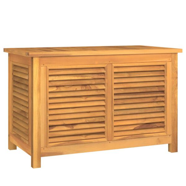vidaXL Zahradní úložný box s vložkou 90 x 50 x 58 cm masivní teak