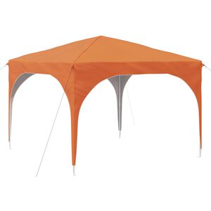 vidaXL P&aacute;rty stan s v&yacute;suvn&yacute;m st&aacute;nkem 290 x 290 x 245 cm Oranžov&aacute;