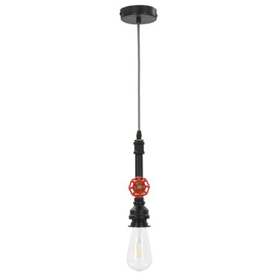 vidaXL Závěsná lampa design vodovodní kohoutek černá E27