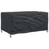 vidaXL Pokryv na n&aacute;bytek Jednobarevn&yacute; Čern&aacute; 172 x 113 x 73 cm 600D