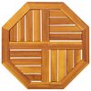 vidaXL Stoln&iacute; deska 50 x 50 x 2 cm osmihrann&aacute; masivn&iacute; ak&aacute;ciov&eacute; dřevo