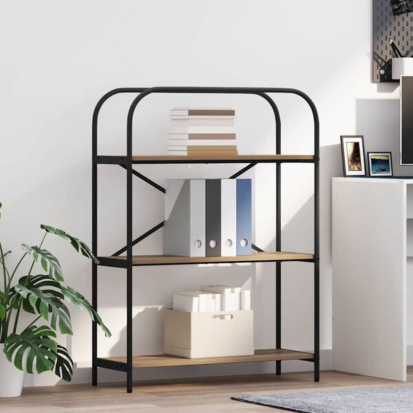 vidaXL Knihovna Artisanov&yacute; dub 80 x 30 x 109 cm Kompozitn&iacute; dřevo