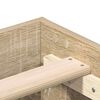vidaXL R&aacute;m postele bez matrace Dub Sonoma 200x200 cm kompozitn&iacute; dřevo