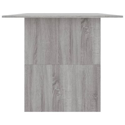 vidaXL Jídelní stůl šedý sonoma 180 x 90 x 76 cm kompozitní dřevo