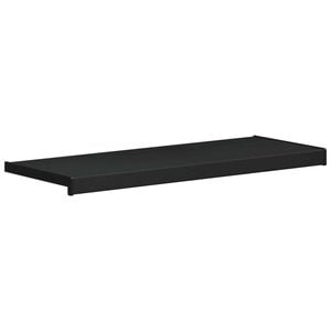 vidaXL Parapet okna Čern&yacute; s dřevěnou strukturou 60 x 35 x 4,5 cm PVC