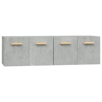 vidaXL Nástěnné skříňky 2 ks betonově šedé 60x36,5x35 cm kompozit