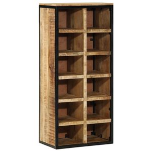 vidaXL Skř&iacute;ň na obuv 50 x 30 x 110 cm Masivn&iacute; mangov&eacute; dřevo Hněd&aacute;