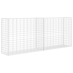 vidaXL Gabionov&yacute; ko&scaron; pozinkovan&aacute; ocel 85 x 30 x 200 cm
