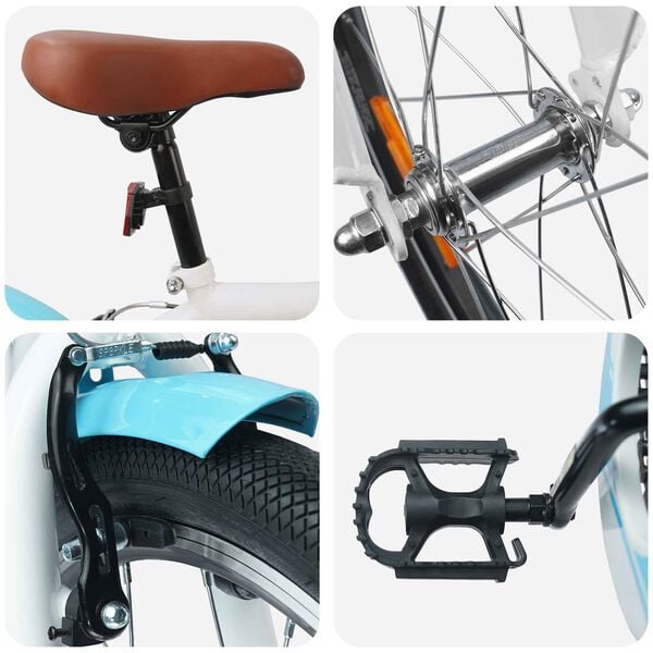 vidaXL Dětsk&eacute; Kolo 20 palců pro děti ve věku 6-11 let Světle modr&aacute;