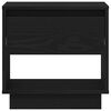 vidaXL Nočn&iacute; stolek Čern&yacute; dub 45 x 34 x 44 cm kompozitn&iacute; dřevo