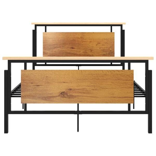 vidaXL R&aacute;m postele kov 120 x 200 cm