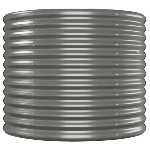 vidaXL Vyv&yacute;&scaron;en&yacute; z&aacute;hon pr&aacute;&scaron;kově lakovan&aacute; ocel 620x80x68 cm &scaron;ed&yacute;