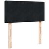 vidaXL Box spring postel s matrac&iacute; čern&aacute; 100x200 cm samet