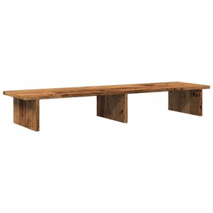 vidaXL Stojan na monitor old wood 100 x 27 x 15 cm kompozitn&iacute; dřevo