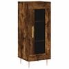 vidaXL Skř&iacute;ň highboard kouřov&yacute; dub 34,5 x 34 x 180 cm kompozitn&iacute; dřevo