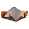 vidaXL Tipi stan 18.0m&iacute;stn&yacute; &Scaron;ed&aacute; a oranžov&aacute; Polyester a ocel