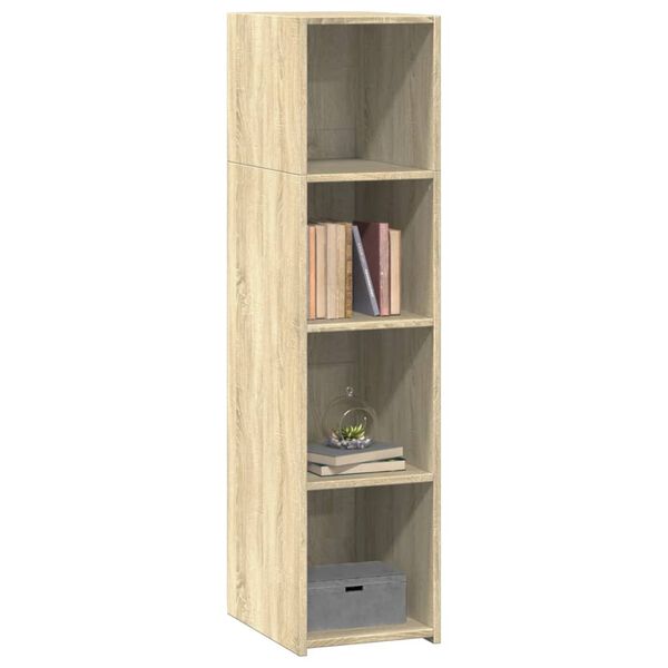 vidaXL Skř&iacute;ň highboard dub sonoma 30 x 41 x 124 cm kompozitn&iacute; dřevo