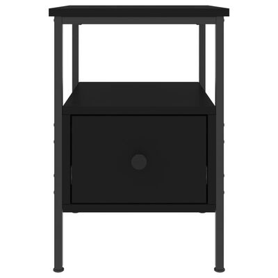vidaXL Noční stolek černý 34 x 36 x 50 cm kompozitní dřevo