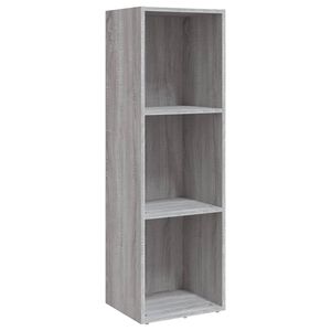 vidaXL Knihovna / TV skř&iacute;ňka &scaron;ed&aacute; sonoma 36x30x114 cm kompozitn&iacute; dřevo