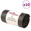 vidaXL Pytle na odpadky 250 ks čern&eacute; 35 l