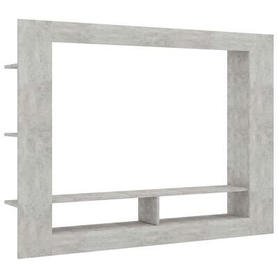 vidaXL TV stolek betonově šedý 152 x 22 x 113 cm dřevotříska