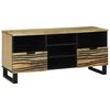 vidaXL TV jednotky se z&aacute;suvkou Hněd&aacute; 100 x 33 x 46 cm Kompozitn&iacute; dřevo