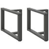 vidaXL Nohy konferenčn&iacute;ho stolku ve tvaru T, 2 ks, antracitov&eacute;, 60 x 25 x (42-43) cm, ocel