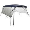 vidaXL Bimini stř&iacute;&scaron;ka se 4 oblouky a bočnicemi 243x(170&ndash;182)x137 cm