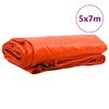 vidaXL Plachta 650g / m² Oranžová 5 x 7 m