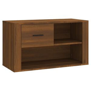 vidaXL Botn&iacute;k hněd&yacute; dub 80x35x45 cm kompozitn&iacute; dřevo