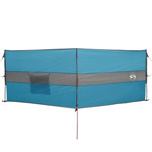 vidaXL Kempingov&yacute; větrolam modr&yacute; 344x120 cm nepromokav&yacute;