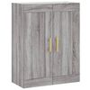 vidaXL Skř&iacute;ň highboard &scaron;ed&aacute; sonoma 69,5 x 34 x 180 cm kompozitn&iacute; dřevo