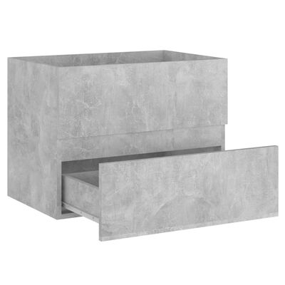 vidaXL Skříňka pod umyvadlo betonově šedá 60x38,5x45 cm dřevotříska