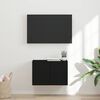 vidaXL TV wall cabinet Čern&aacute; 59,5 x 31 x 40 cm kompozitn&iacute; dřevo