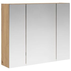 vidaXL Koupelnov&aacute; zrcadlov&aacute; skř&iacute;ň Uměleck&yacute; dub 60 x 14,5 x 50 cm