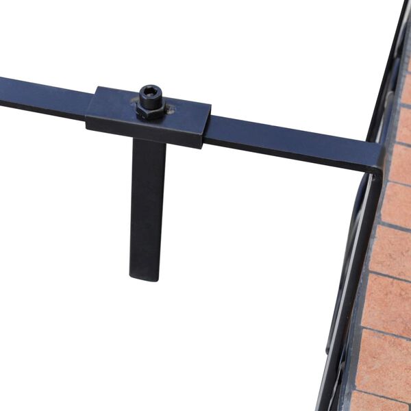 vidaXL Závěsný stolek na balkon terakota mozaika