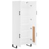 vidaXL Skř&iacute;ň highboard b&iacute;l&aacute; 69,5 x 34 x 180 cm kompozitn&iacute; dřevo