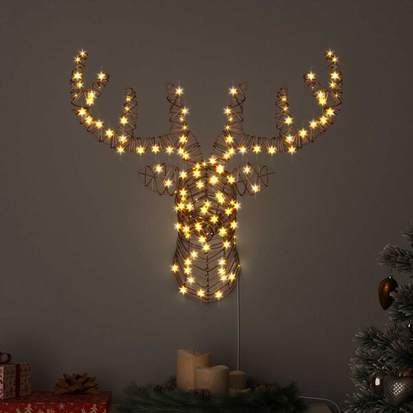 vidaXL S&aacute;ně tažen&eacute; sobem Tepl&aacute; b&iacute;l&aacute; 68 x 36,5 x 62,5 cm Ratan