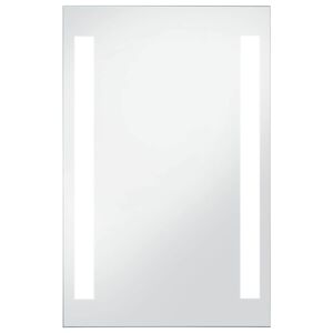 vidaXL Koupelnov&eacute; n&aacute;stěnn&eacute; zrcadlo s LED osvětlen&iacute;m 60 x 100 cm