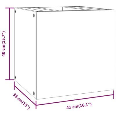 vidaXL Nástěnná koupelnová skříňka 41 x 38 x 40 cm masivní teak