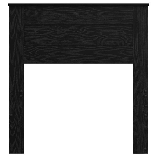 vidaXL Čelo postele s čelo Černý dub 75 cm Kompozitní dřevo