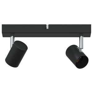 vidaXL Stropn&iacute; bodov&eacute; světlo s reflektory Čern&aacute; 26 x 6,5 x 11,5 cm Kov