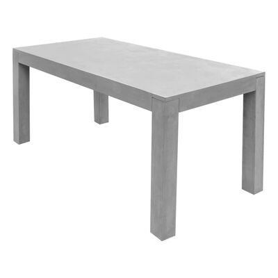 vidaXL Zahradní stůl šedý 180 x 90 x 75 cm beton
