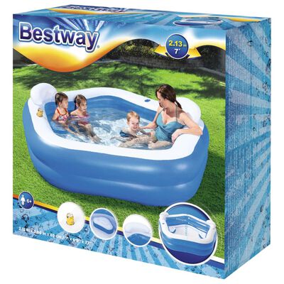 Bestway Bazén Family Fun Lounge 213 x 206 x 69 cm