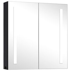 vidaXL LED koupelnov&aacute; skř&iacute;ňka se zrcadlem 62 x 14 x 60 cm