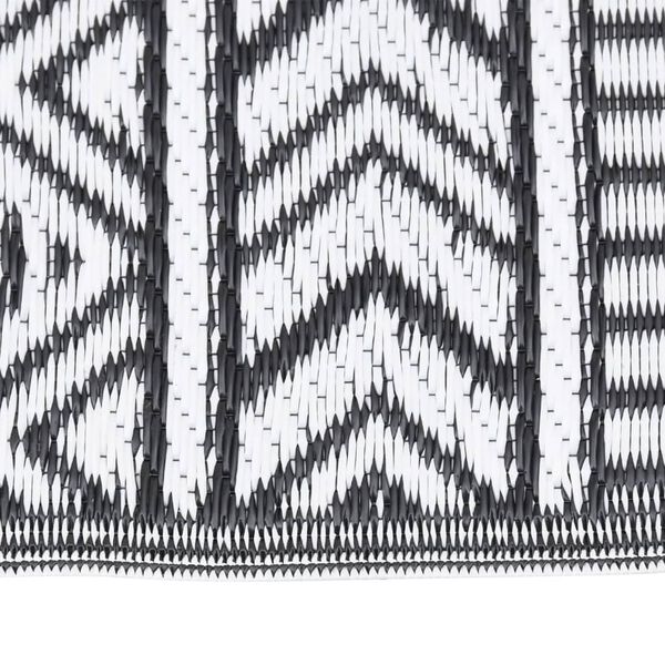 vidaXL Venkovní koberec ARAKIL černý 80 x 150 cm PP